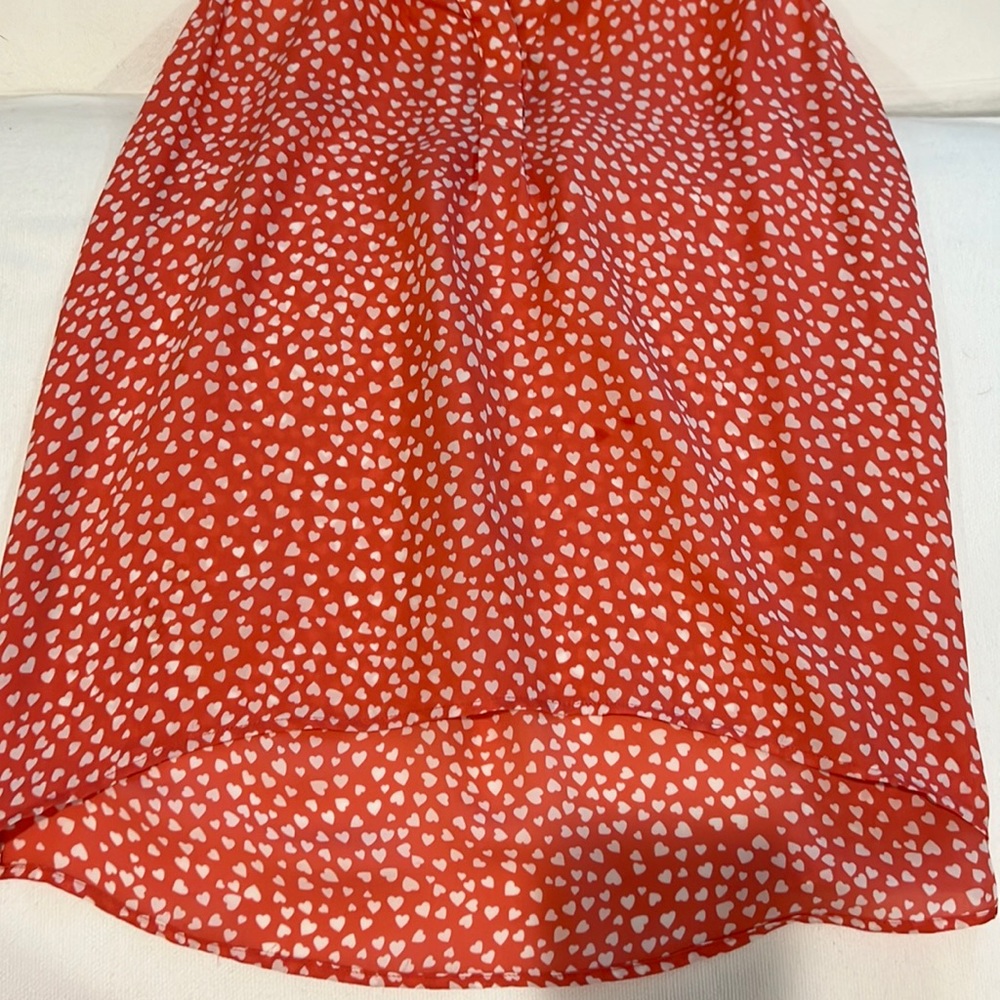 Joie Silk Britain Pink Top with Hearts